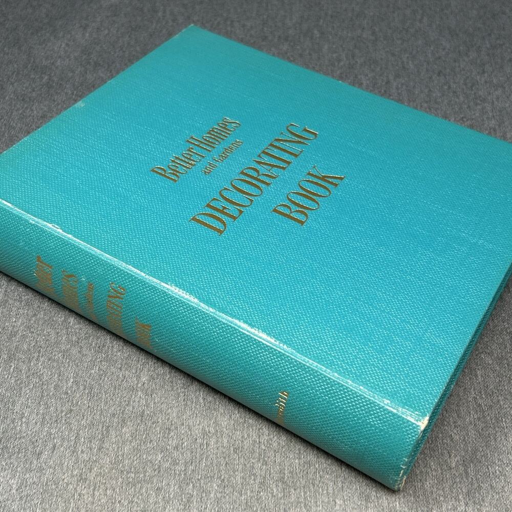 Vintage 1956 Better Homes and Gardens Decorating Book 1st Edition MCM Binder